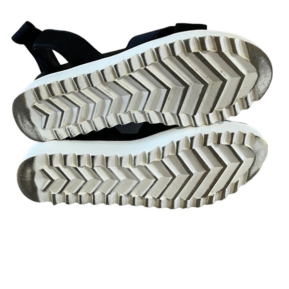 STEVEN Steve Madden Platform Sandal Elastic Strap Comfort “Kraze” Black Size 9 - Picture 8 of 10